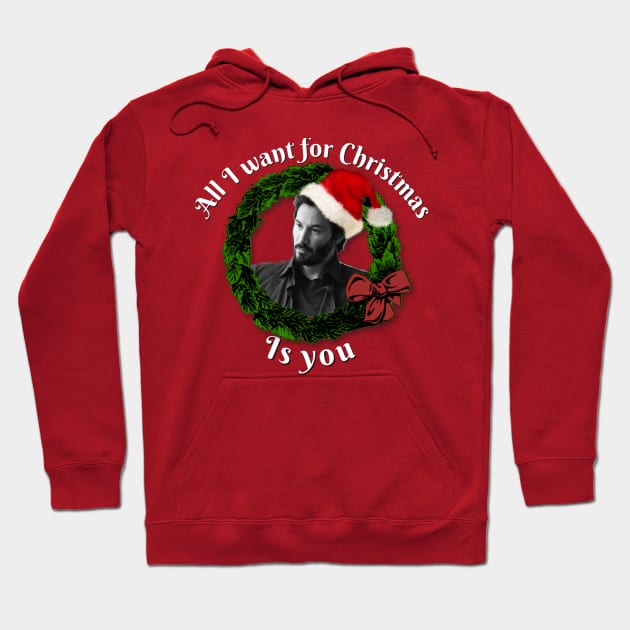 Christmas keanu Hoodie by keriilynne@gmail.com